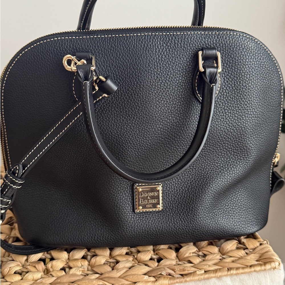Dooney & Bourke Black Satchel - Picture 4 of 8